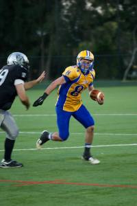 Sam Darcy showing his athleticism with the ball